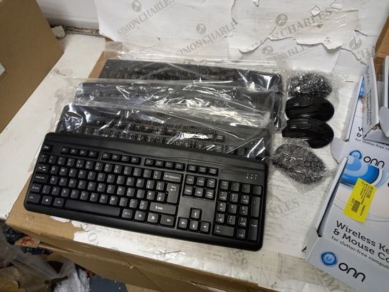 LOT OF APPROX. 4 WIRELESS KEYBOARD & MOUSE COMBOS