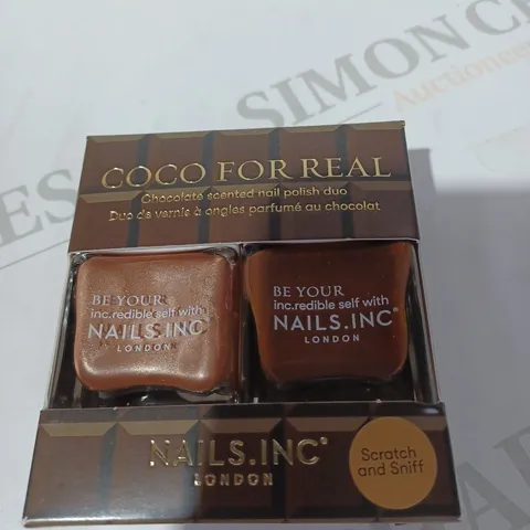 NAILS INC - NAIL POLISH DUO - COCO FOR REAL 2 X 14ML