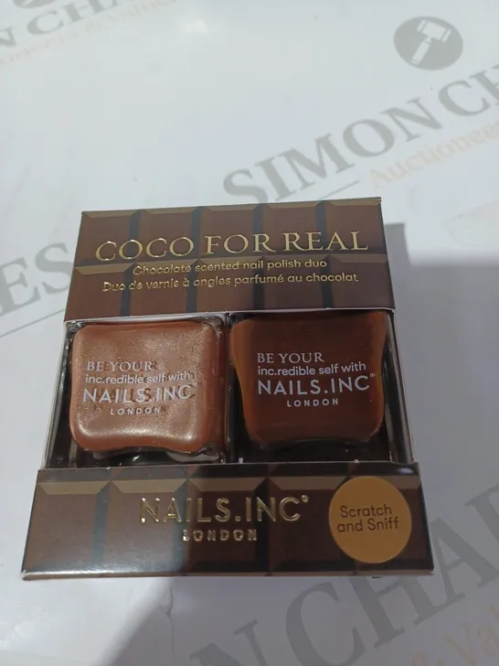 NAILS INC - NAIL POLISH DUO - COCO FOR REAL 2 X 14ML