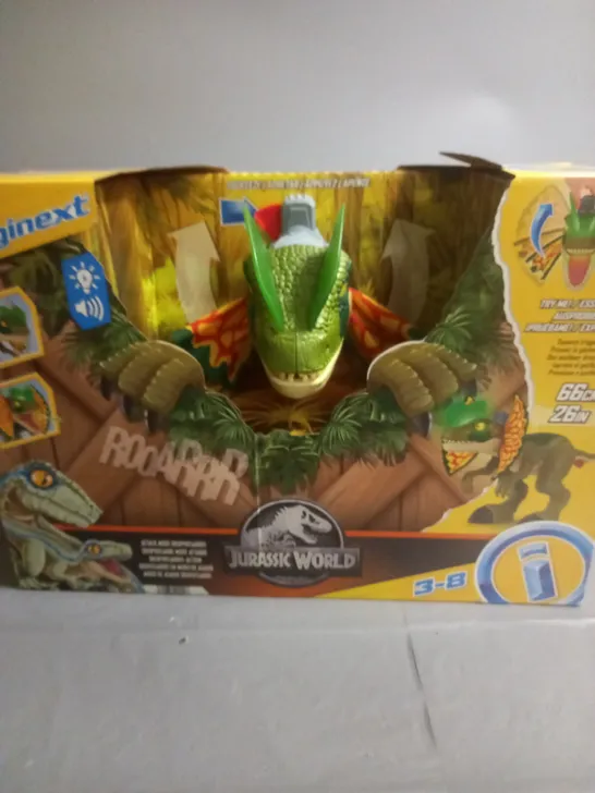 FISHER-PRICE JURASSIC WORLD THRASH ATTACK DILOPHOSAURUS 