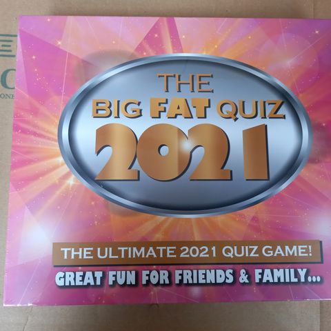 BOX OF 10 X "THE BIG FAT QUIZ 2021"