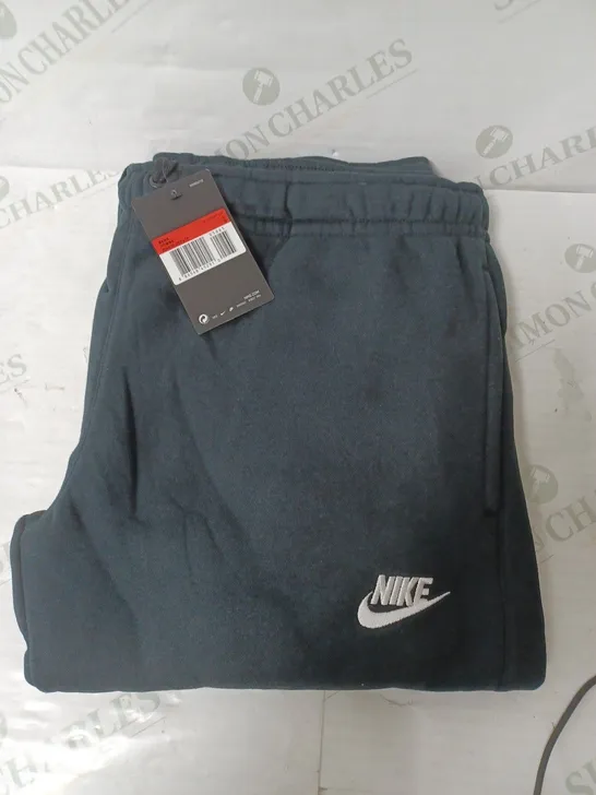 NIKE BLACK TRACK SWEATPANTS - LARGE 