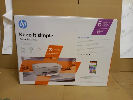 HP DESKJET 2710E PRINTER & SCANNER