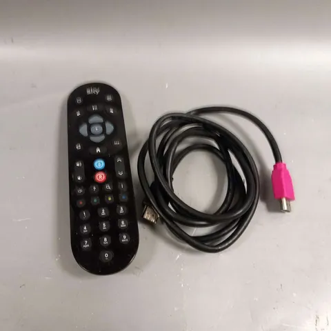 TWO BOXED SKY REMOTES WITH HDMI LEADS