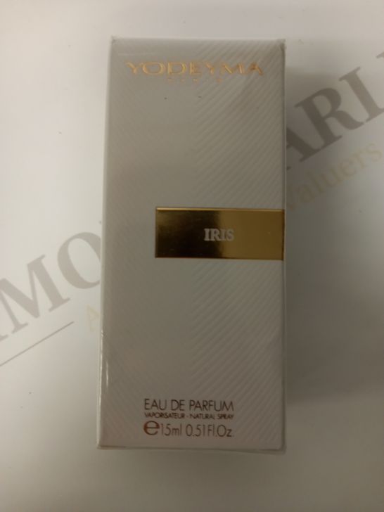 BOXED AND SEALED YODEYMA PARIS IRIS EAU DE PARFUM 15ML