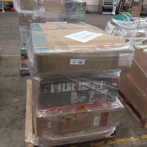 PALLET OF APPROXIMATELY 7 UNPROCESSED RAW RETURN HOUSEHOLD AND ELECTRICAL GOODS TO INCLUDE;