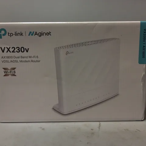 BOXED TP-LINK XV230V AX1800 DUAL BAND WI-FI 6 MODEM ROUTER