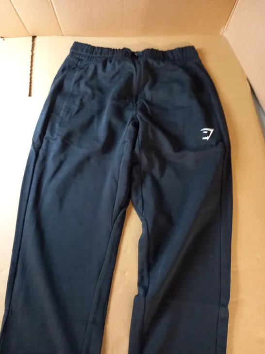 GYMSHARK BLACK TRAINING JOGGING TROUSERS - M