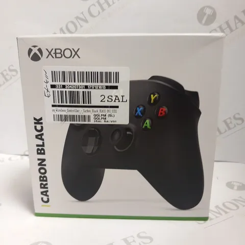 BOXED XBOX CARBON BLACK WIRELESS CONTROLLER