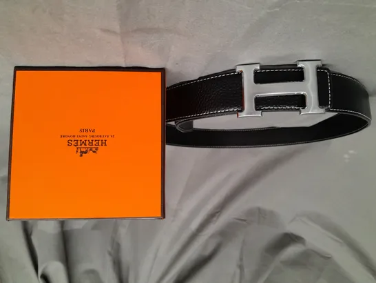 BOXED HERMES PARIS BLACK BELT 