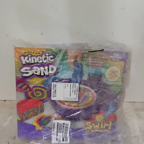 BOXED KINETIC SAND SWIRL AND SUPRISE 4 COLOURS OF SAND 