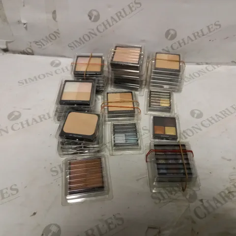 LOT OF APPROXIMATELY 30 GIVENCHY POWDER AND FOUNDATIONS TO INCLUDE PRISME FOUNDATION (SHAPING AMBER), SILKY FACE POWDER QUARTET (POPELINE ROSE), EYESHADOW QUARTET (BLUE COLLECTION), ETC