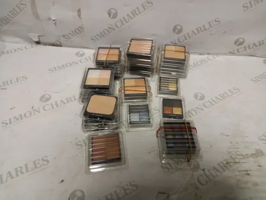 LOT OF APPROXIMATELY 30 GIVENCHY POWDER AND FOUNDATIONS TO INCLUDE PRISME FOUNDATION (SHAPING AMBER), SILKY FACE POWDER QUARTET (POPELINE ROSE), EYESHADOW QUARTET (BLUE COLLECTION), ETC