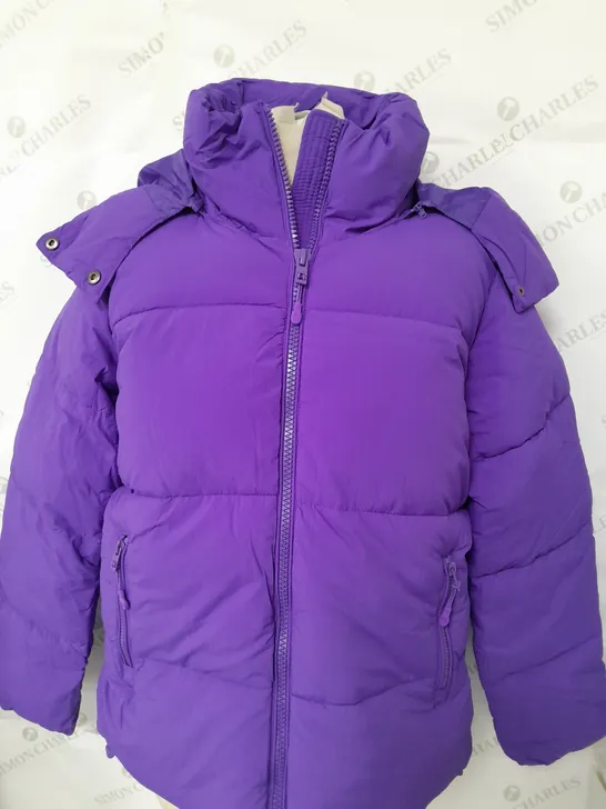 COTTON ON THE RECYCLED MOTHER PUFFER JACKET IN ROYAL PUFFER SIZE XS 