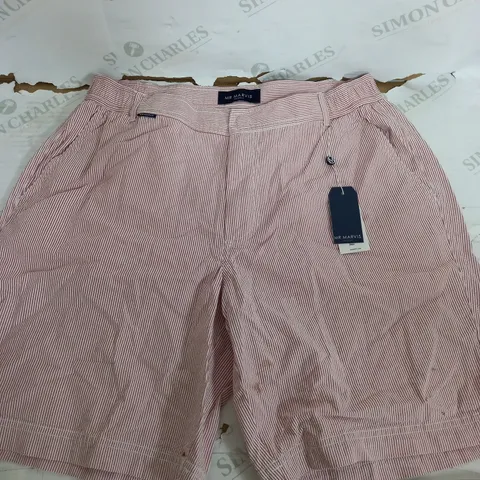 MR MARVIS RED & WHITE SHORTS - XL