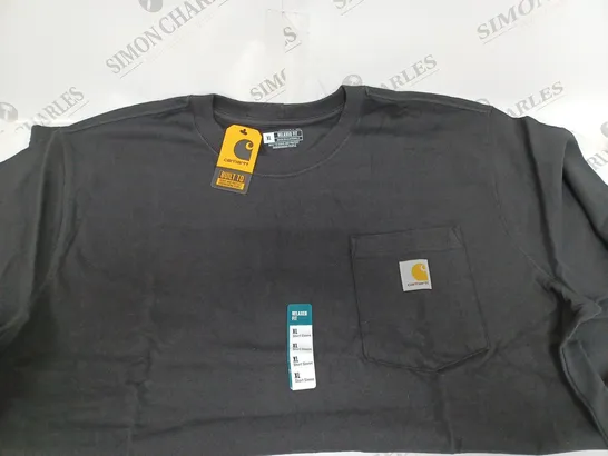 CARHARTT RELAXED FIT BLACK T-SHIRT - XL