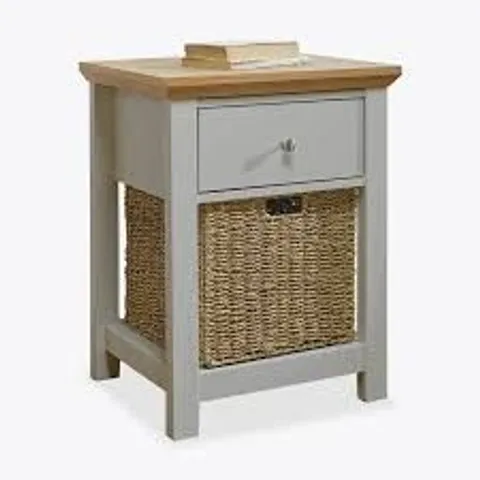 BOXED COTSWOLD LAMP TABLE - GREY (1 BOX)