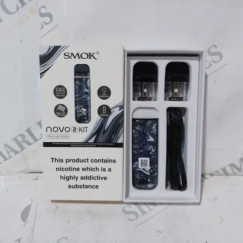 BOXED SMOK NOVO 2 KIT IN BLACK/WHITE