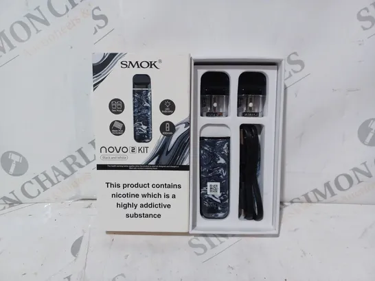 BOXED SMOK NOVO 2 KIT IN BLACK/WHITE