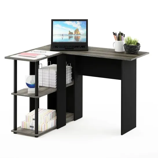 BOXED ANGULA L SHAPED COMPUTER DESK GREY