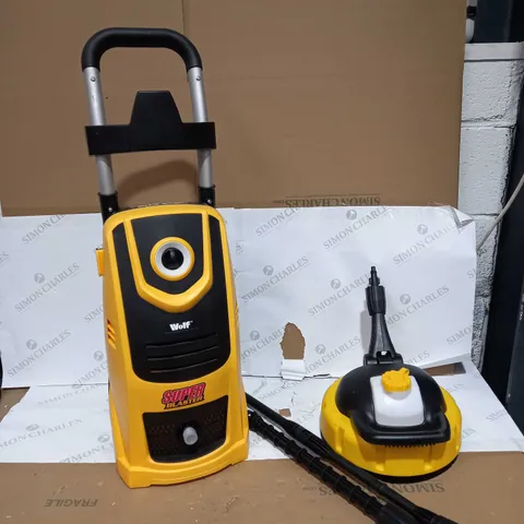 BOXED WOLF SUPER BLASTER PRESSURE WASHER YELLOW 