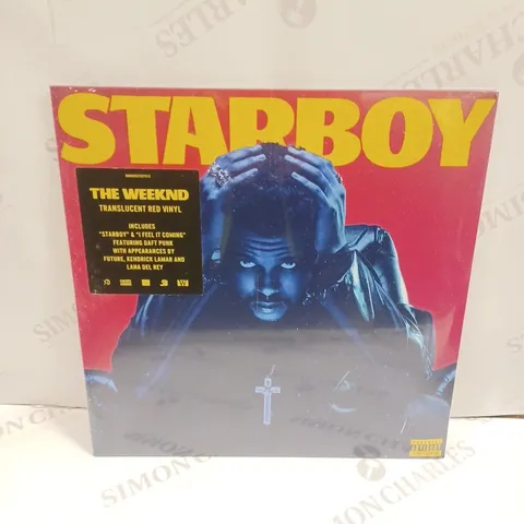 SEALED THE WEEKND STARBOY LIMITED EDITION TRANSLUCENT RED VINYL 