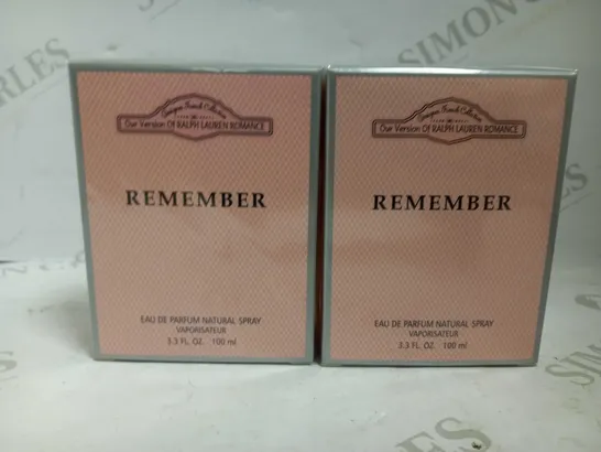 LOT OF 12 DFC REMEMBER EDP 100ML