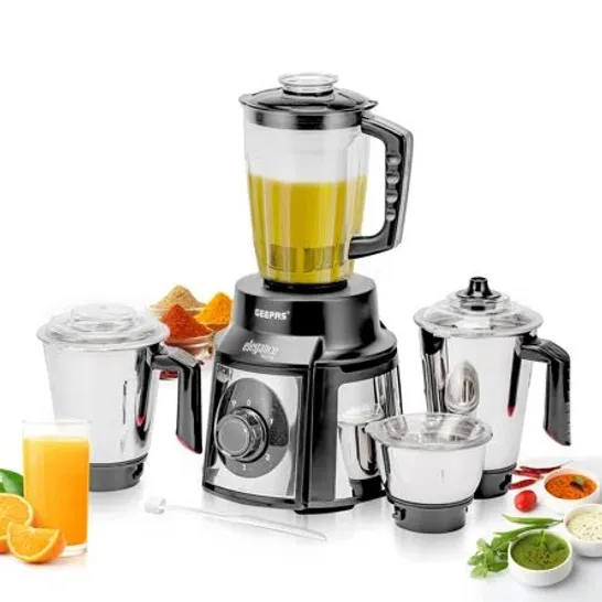 BOXED GEEPAS 1000W 5-IN-1 MIXER GRINDER SET