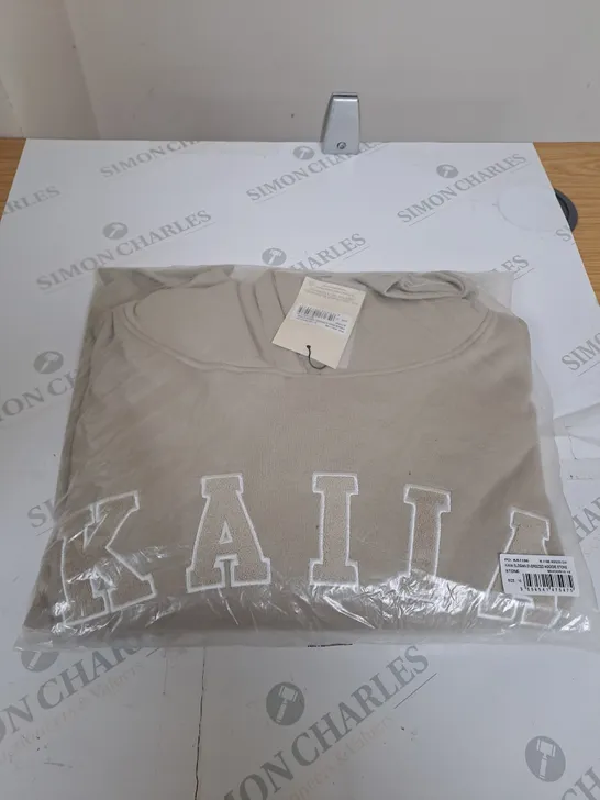 BAGGED KAIIA SLOGAN OVERSIZED HOODIE SIZE 16