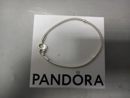 BOXED PANDORA BRACELET IN SILVER EFFECT