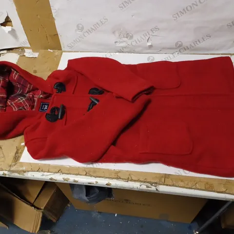 BABY GAP RED PARKA COAT - 5 YEARS