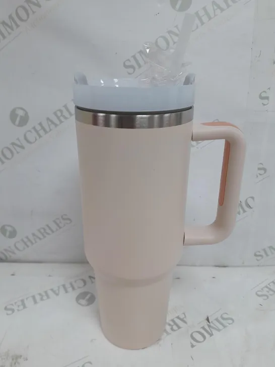 1.1 LITRE TUMBLER CUP WITH LID IN LIGHT PASTEL