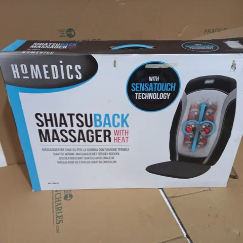 BOXED HOMEDICS SHIATSU BACK MASSAGER WITH HEAT AND SENSATOUCH TECHNOLOGY MCS-1300H-EU