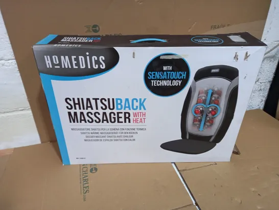 BOXED HOMEDICS SHIATSU BACK MASSAGER WITH HEAT AND SENSATOUCH TECHNOLOGY MCS-1300H-EU