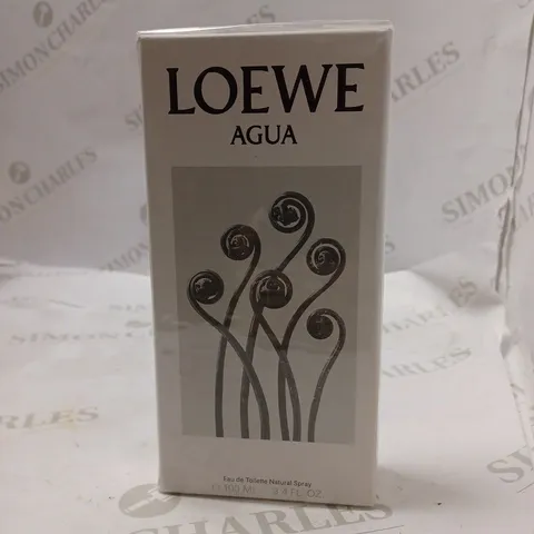 BOXED AND SEALED LOEWE AGUA EAU DE TOILETTE 100ML