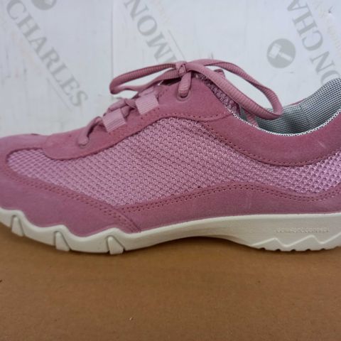 BOXED PAIR OF HOTTER TRAINERS (PINK), SIZE 6 UK