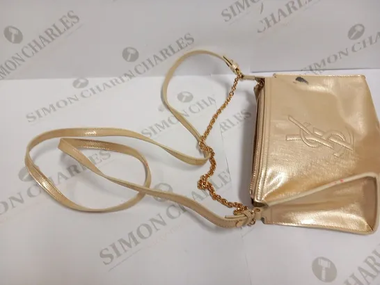 YVES SAINT LAURENT GOLD SHOULDER BAG