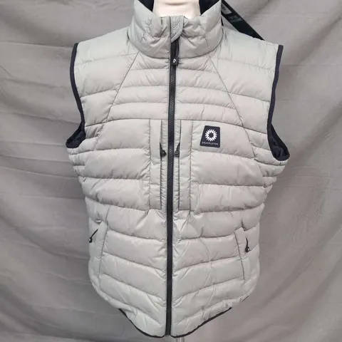 BOXED SHACKLETON ROSS DOWN GILET PEWTER SIZE XL