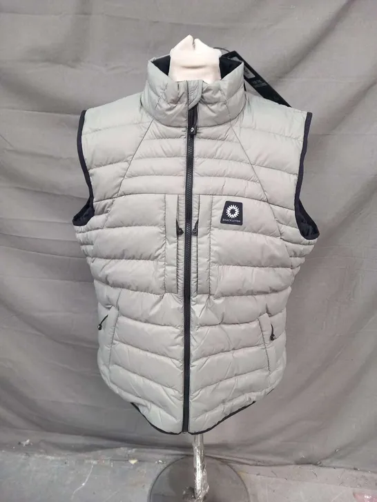 BOXED SHACKLETON ROSS DOWN GILET PEWTER SIZE XL