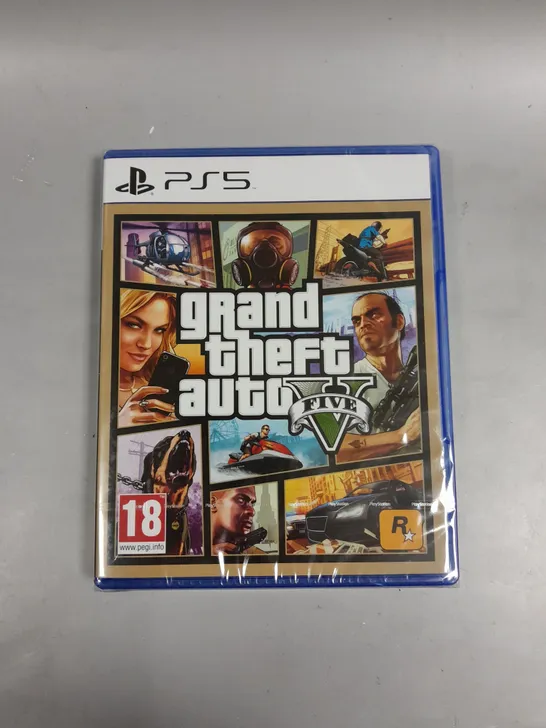 SEALED GRAND THEFT AUTO 5 FOR PS5 