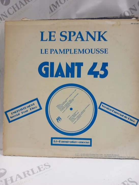 LOT OF 10 ASSORTED VINYL RECORDS, TO INCLUDE; LE SPANK, SHAFT, LADY BUG, GLORIA GAYNOR, PYRAMID DISCO, LALOMIE WASHBURN, ANTHONY WHITE, KONGAS AND HERMANS HERMITS