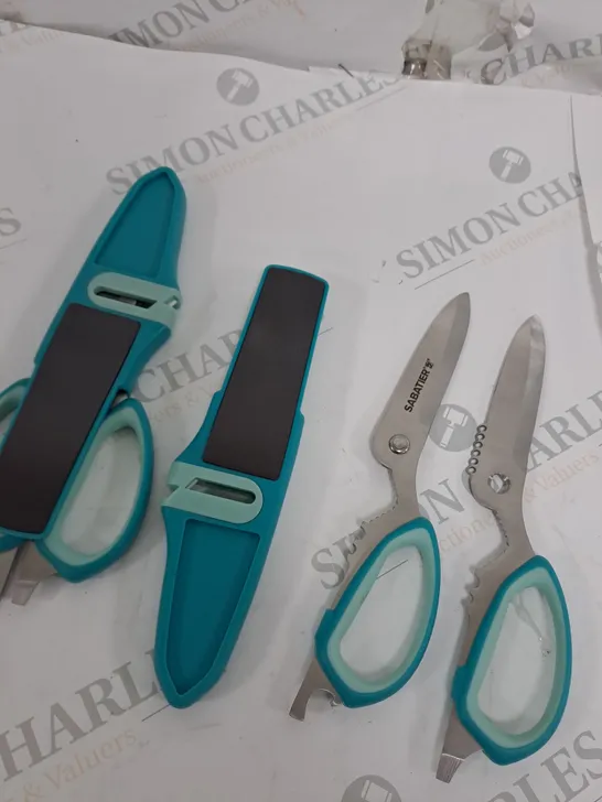 SCISSOR SET OF 2 IN BLUE 