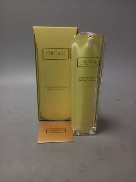 COCOAGE CONCENTRATED 24K GOLD CAFFEINE EYE SERUM 50ML