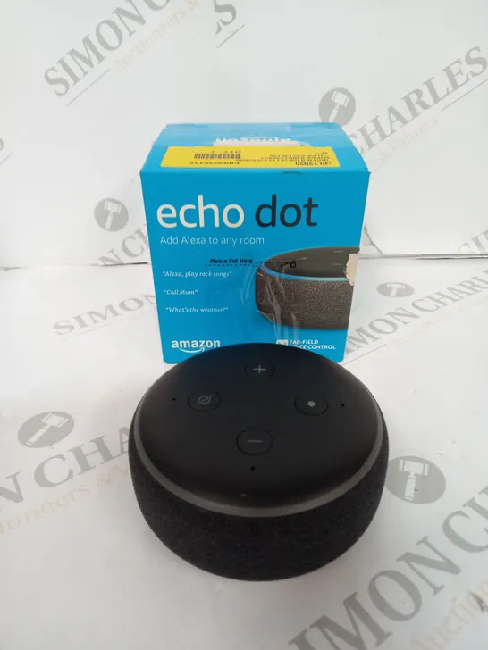 BOXED AMAZON ECHO DOT SPEAKER