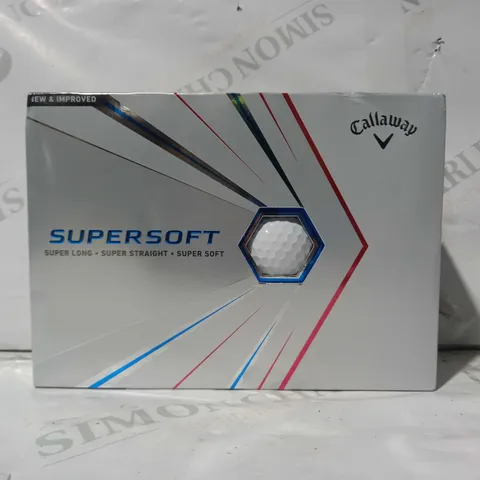 CALLAWAY SUPERSOFT PACK OF 12 GOLF BALLS