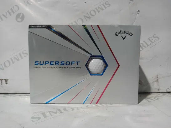 CALLAWAY SUPERSOFT PACK OF 12 GOLF BALLS