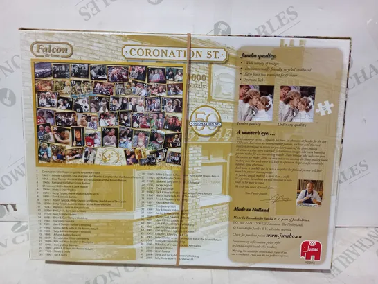 FALCON DELUXE 1000 PIECE CORONATION STREET JIGSAW PUZZLE