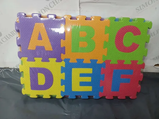 ALPHABET AND NUMBERS AND LEARNING FOAM TILES