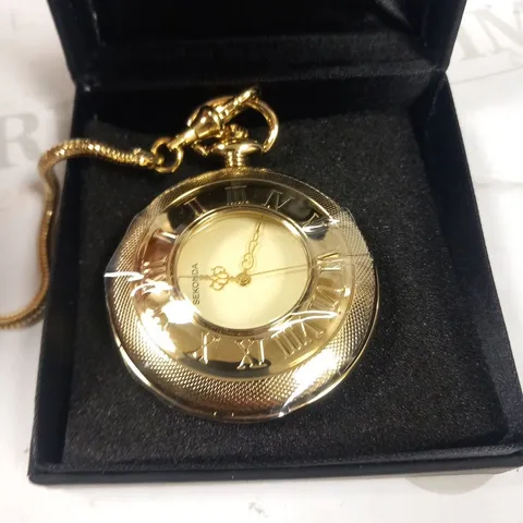 BOXED SEKONDA POCKET WATCH