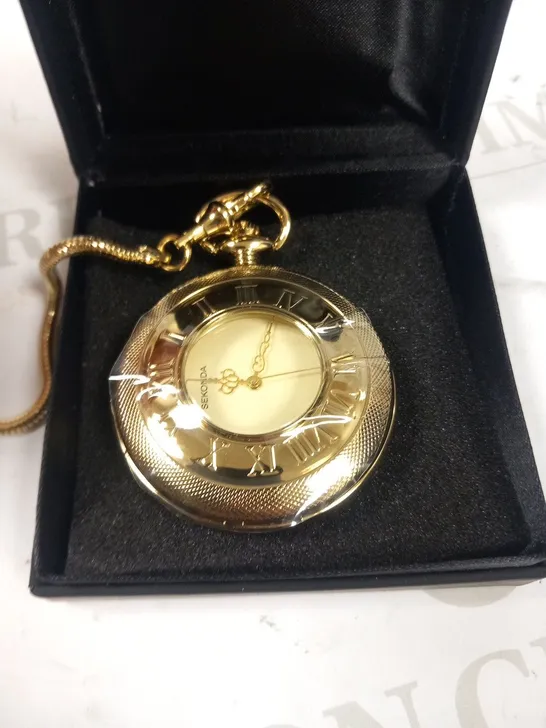 BOXED SEKONDA POCKET WATCH